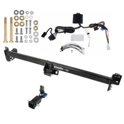 Trailer Tow Hitch For 21-27 Toyota Sienna All Models Hidden Removable 2" Receiver w/ Plug & Play Wiring Kit Class 3 Draw-Tite