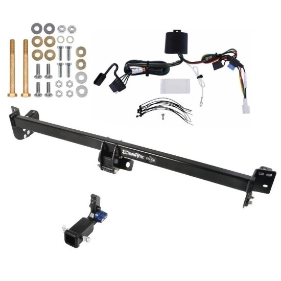 Trailer Tow Hitch For 21-27 Toyota Sienna All Models Hidden Removable 2" Receiver w/ Plug & Play Wiring Kit Class 3 Draw-Tite