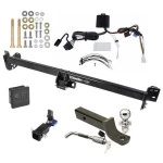 Trailer Tow Hitch For 21-27 Toyota Sienna All Models Hidden Removable 2" Receiver Deluxe Package Wiring 2" Ball Mount and Lock