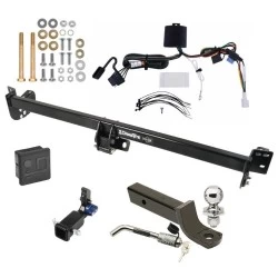 Trailer Tow Hitch For 21-27 Toyota Sienna All Models Hidden Removable 2" Receiver Deluxe Package Wiring 2" Ball Mount and Lock