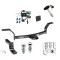Reese Trailer Tow Hitch For 00-03 Ford Focus Sedan Deluxe Package Wiring 2" and 1-7/8" Ball and Lock
