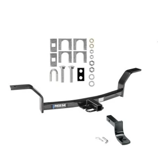 Reese Trailer Tow Hitch For 92-00 Honda Civic Coupe & Sedan Only 97-01 Acura EL w/ Draw Bar Kit Class 1 1-1/4" Receiver