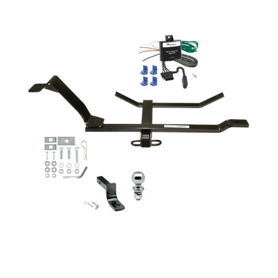 Reese Trailer Tow Hitch For 98-10 Volkswagen Beetle 99-06 Golf 07-10 City Golf Complete Package w/ Wiring Draw Bar and 2" Ball