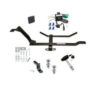 Reese Trailer Tow Hitch For 98-10 Volkswagen Beetle 99-06 Golf 07-10 City Golf Deluxe Package Wiring 2" and 1-7/8" Ball and Lock