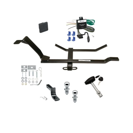 Reese Trailer Tow Hitch For 98-10 Volkswagen Beetle 99-06 Golf 07-10 City Golf Deluxe Package Wiring 2" and 1-7/8" Ball and Lock
