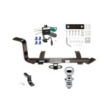 Reese Trailer Tow Hitch For 99-05 Volkswagen Jetta Sedan 07-09 Jetta City Complete Package w/ Wiring Draw Bar and 1-7/8" Ball