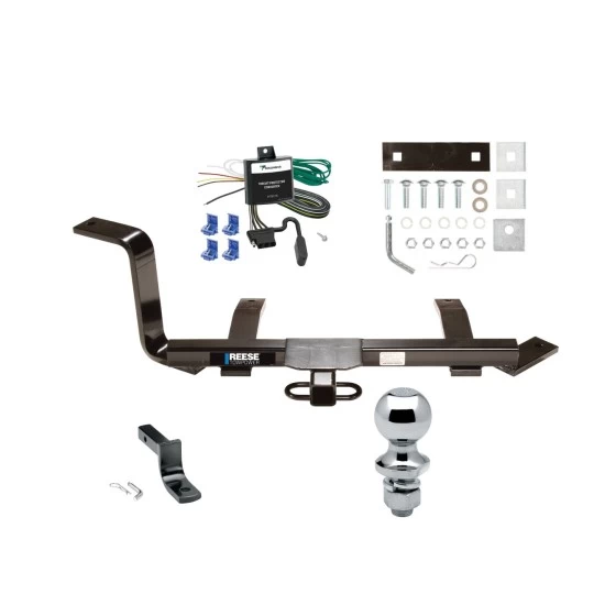 Reese Trailer Tow Hitch For 99-05 Volkswagen Jetta Sedan 07-09 Jetta City Complete Package w/ Wiring Draw Bar and 1-7/8" Ball