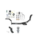 Reese Trailer Tow Hitch For 01-05 Honda Civic Sedan 1-1/4" Receiver Class 1 w/ Wiring Draw Bar and 1-7/8" Ball