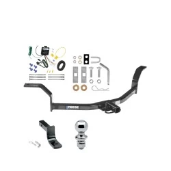 Reese Trailer Tow Hitch For 01-05 Honda Civic Sedan 1-1/4" Receiver Class 1 w/ Wiring Draw Bar and 1-7/8" Ball