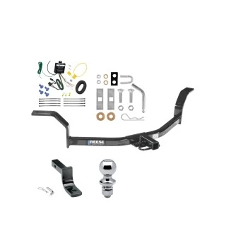 Reese Trailer Tow Hitch For 01-05 Honda Civic Sedan Complete Package w/ Wiring Draw Bar and 2" Ball