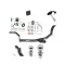 Reese Trailer Tow Hitch For 01-05 Honda Civic Sedan Deluxe Package Wiring 2" and 1-7/8" Ball and Lock