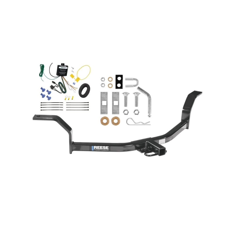 Reese Trailer Tow Hitch For 01-05 Honda Civic Sedan 1-1/4" w/ Wiring Harness Kit