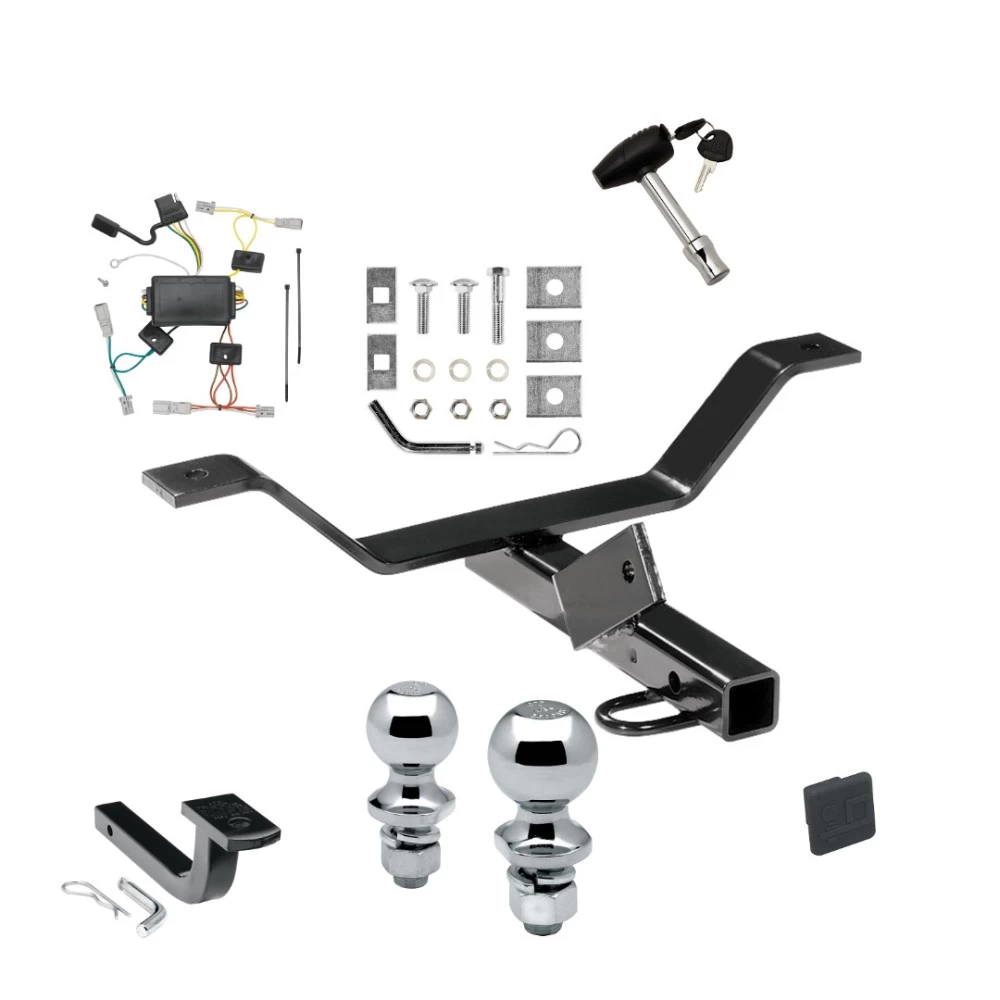 Reese Trailer Tow Hitch For 04-08 Acura TL All Models Deluxe Package Wiring 2" and 1-7/8" Ball and Lock