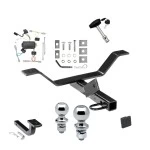 Reese Trailer Tow Hitch For 04-08 Acura TL All Models Deluxe Package Wiring 2" and 1-7/8" Ball and Lock
