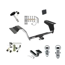 Reese Trailer Tow Hitch For 05-10 Chevrolet Cobalt Sport or SS Sedan Deluxe Package Wiring 2" and 1-7/8" Ball and Lock