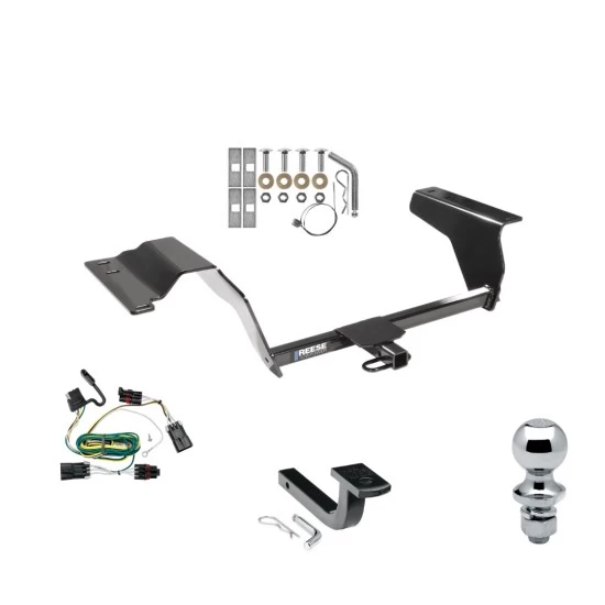 Reese Trailer Tow Hitch For 05-10 Chevy Cobalt 06-11 HHR 08-10 Orlando 07-10 Pontiac G5 Complete Package w/ Wiring Draw Bar and 1-7/8" Balll
