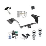 Reese Trailer Tow Hitch For 04-07 Saturn Ion Deluxe Package Wiring 2" and 1-7/8" Ball and Lock