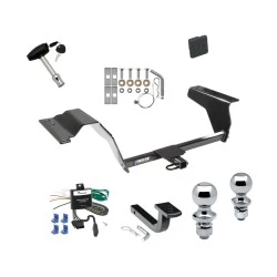 Reese Trailer Tow Hitch For 04-07 Saturn Ion Deluxe Package Wiring 2" and 1-7/8" Ball and Lock