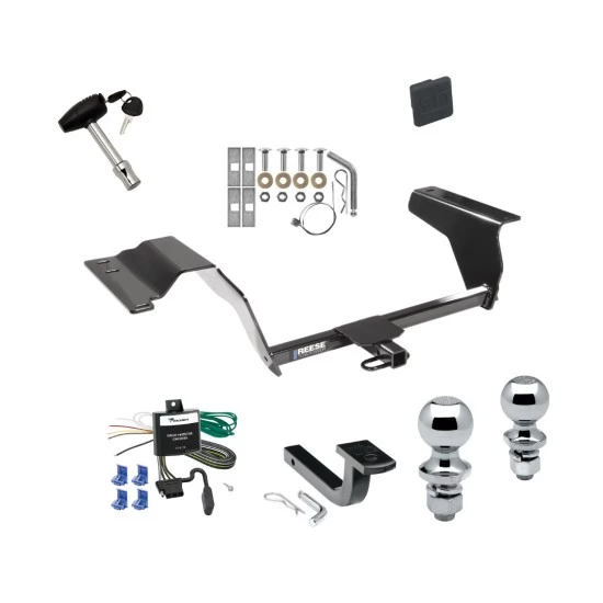 Reese Trailer Tow Hitch For 04-07 Saturn Ion Deluxe Package Wiring 2" and 1-7/8" Ball and Lock