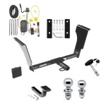 Reese Trailer Tow Hitch For 03-07 Cadillac CTS 04-07 V Deluxe Package Wiring 2" and 1-7/8" Ball and Lock