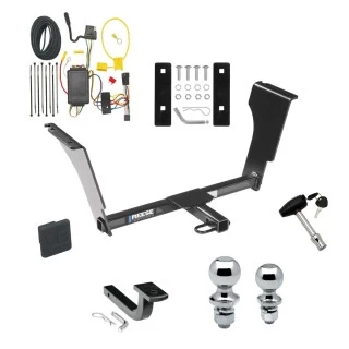 Reese Trailer Tow Hitch For 03-07 Cadillac CTS 04-07 V Deluxe Package Wiring 2" and 1-7/8" Ball and Lock