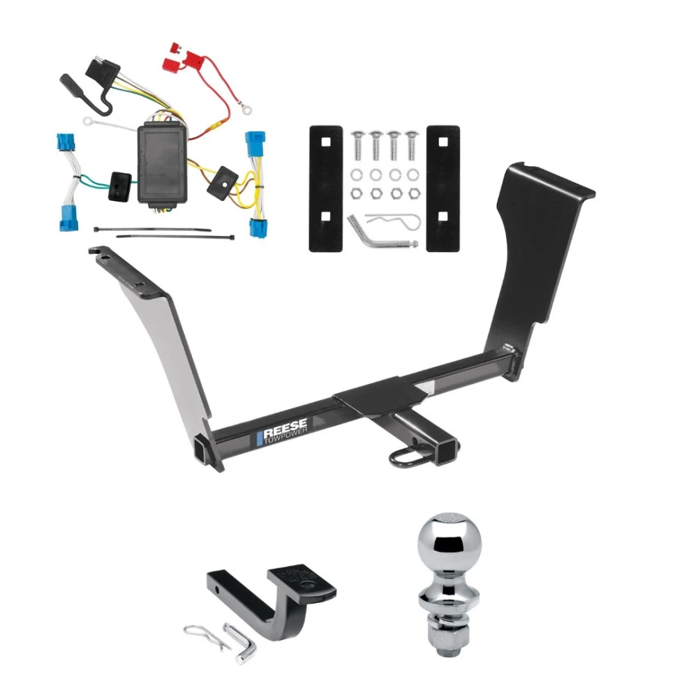 Reese Trailer Tow Hitch For 08-13 Cadillac CTS 4 Dr. Sedan Complete Package w/ Wiring Draw Bar and 1-7/8" Ball
