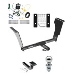 Reese Trailer Tow Hitch For 03-13 Cadillac CTS 05-11 STS Complete Package w/ Wiring Draw Bar and 2" Ball