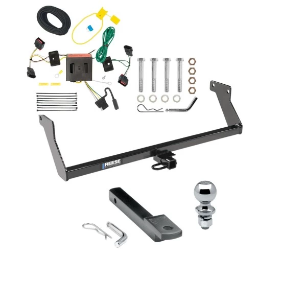 Reese Trailer Tow Hitch For 08-12 Dodge Caliber Complete Package w/ Wiring Draw Bar and 2" Ball