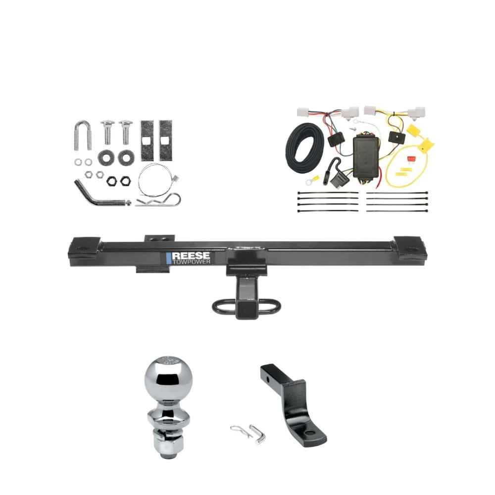 Reese Trailer Tow Hitch For 06-10 Mazda 5 All Models Complete Package w/ Wiring Draw Bar and 1-7/8" Ball