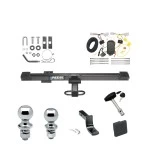 Reese Trailer Tow Hitch For 06-10 Mazda 5 All Models Deluxe Package Wiring 2" and 1-7/8" Ball and Lock