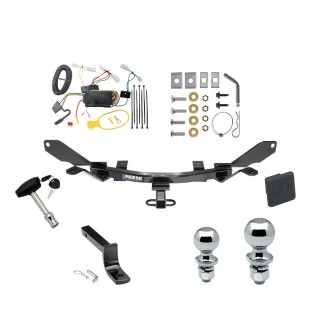 Reese Trailer Tow Hitch For 03-08 Mazda 6 Sedan & Hatchback Deluxe Package Wiring 2" and 1-7/8" Ball and Lock