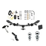 Reese Trailer Tow Hitch For 06-09 Ford Fusion Deluxe Package Wiring 2" and 1-7/8" Ball and Lock