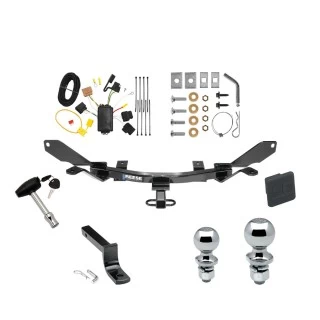 Reese Trailer Tow Hitch For 06-09 Ford Fusion Deluxe Package Wiring 2" and 1-7/8" Ball and Lock