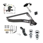 Reese Trailer Tow Hitch For 07-08 Honda Fit All Models Deluxe Package Wiring 2" and 1-7/8" Ball and Lock