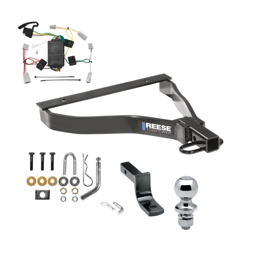 Reese Trailer Tow Hitch For 07-08 Honda Fit All Models Complete Package w/ Wiring Draw Bar and 1-7/8" Ball