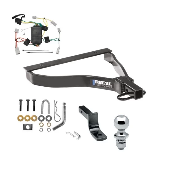 Reese Trailer Tow Hitch For 07-08 Honda Fit All Models Complete Package w/ Wiring Draw Bar and 1-7/8" Ball