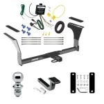 Reese Trailer Tow Hitch For 16-23 Nissan Maxima All Models Complete Package w/ Wiring Draw Bar and 1-7/8" Ball