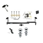 Reese Trailer Tow Hitch For 04-09 Toyota Prius All Models Deluxe Package Wiring 2" and 1-7/8" Ball and Lock