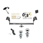 Reese Trailer Tow Hitch For 09-14 Toyota Matrix 09-10 Pontiac Vibe Exc GT Deluxe Package Wiring 2" and 1-7/8" Ball and Lock