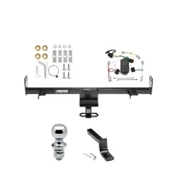 Reese Trailer Tow Hitch For 04-09 Mazda 3 All Models Complete Package w/ Wiring Draw Bar and 1-7/8" Ball