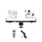 Reese Trailer Tow Hitch For 06-09 Mazda 3 w/Grand Touring LED Taillights Complete Package w/ Wiring Draw Bar and 1-7/8" Ball