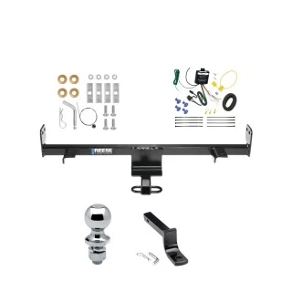 Reese Trailer Tow Hitch For 06-09 Mazda 3 w/Grand Touring LED Taillights Complete Package w/ Wiring Draw Bar and 1-7/8" Ball