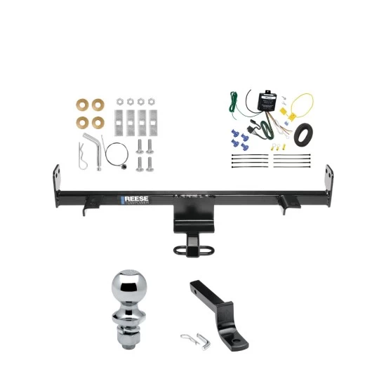 Reese Trailer Tow Hitch For 06-09 Mazda 3 w/Grand Touring LED Taillights Complete Package w/ Wiring Draw Bar and 1-7/8" Ball