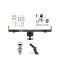 Reese Trailer Tow Hitch For 06-09 Mazda 3 w/Grand Touring LED Taillights Complete Package w/ Wiring Draw Bar and 1-7/8" Ball