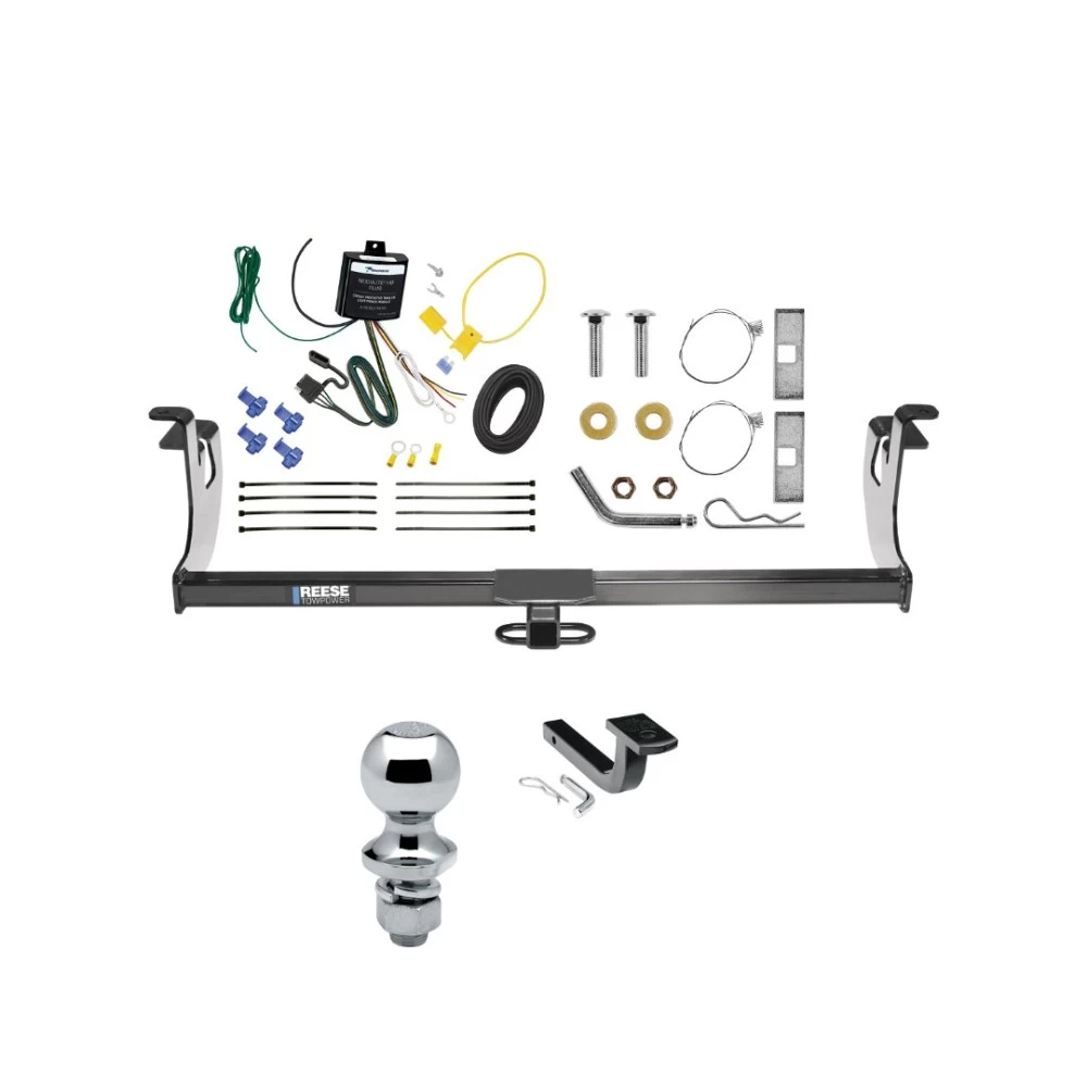 Reese Trailer Tow Hitch For 06-09 Volkswagen Rabbit GTI 10-14 Golf Complete Package w/ Wiring Draw Bar and 1-7/8" Ball