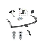 Reese Trailer Tow Hitch For 09-13 Honda Fit All Models Deluxe Package Wiring 2" and 1-7/8" Ball and Lock