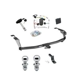 Reese Trailer Tow Hitch For 09-13 Honda Fit All Models Deluxe Package Wiring 2" and 1-7/8" Ball and Lock