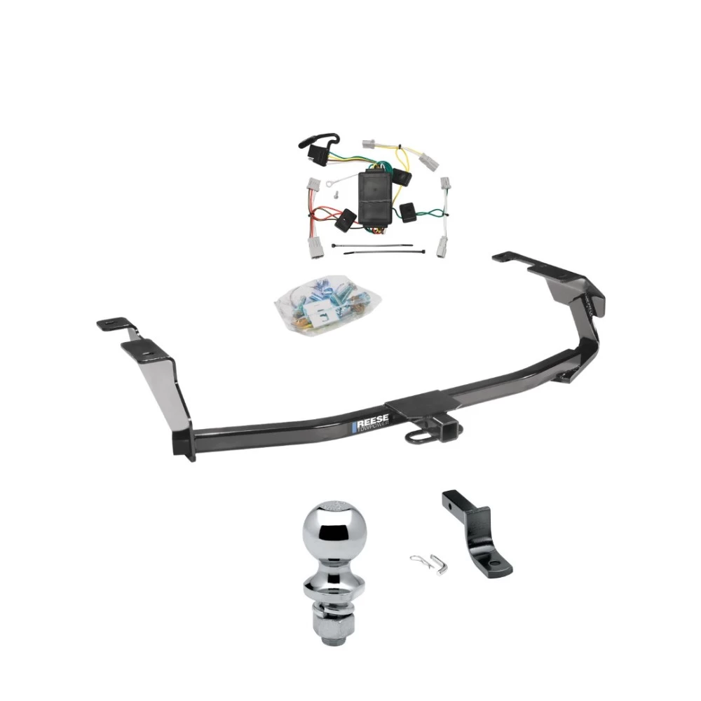 Reese Trailer Tow Hitch For 09-13 Honda Fit All Models Complete Package w/ Wiring Draw Bar and 2" Ball