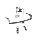Reese Trailer Tow Hitch For 09-13 Honda Fit All Models Complete Package w/ Wiring Draw Bar and 2" Ball