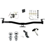 Reese Trailer Tow Hitch For 05-10 Scion Tc All Models Deluxe Package Wiring 2" and 1-7/8" Ball and Lock